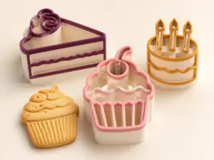 Cakes and Cupcakes cookie cutter collection