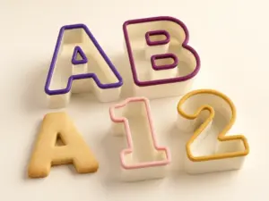 Letters and Numbers cookie cutter collection