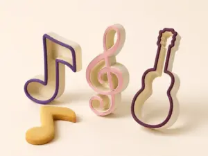 Music cookie cutter collection